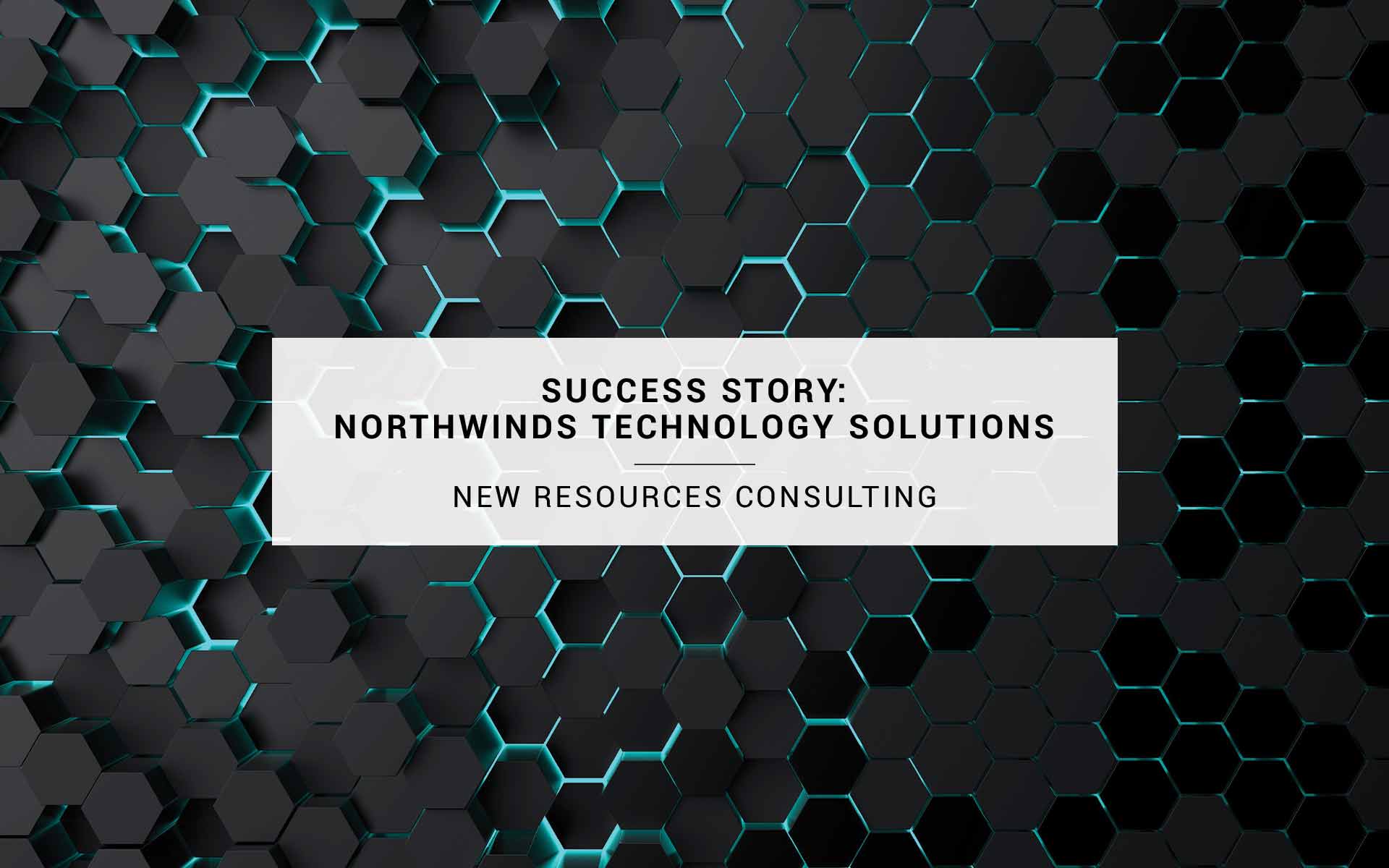 Success Story Northwinds Technology Solutions New Resources Consulting