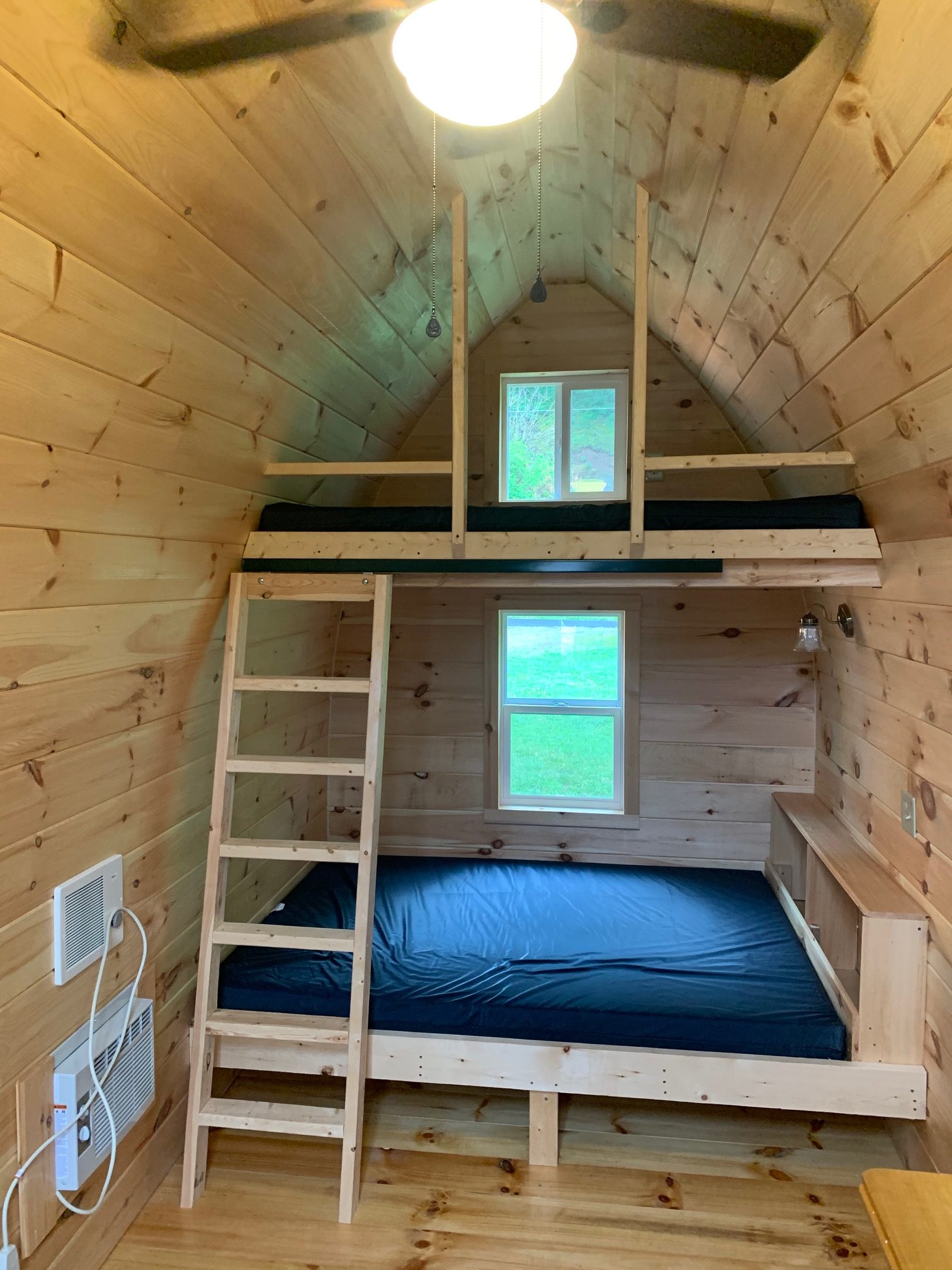 NRJ’s Green Camper Cabin New River Junction