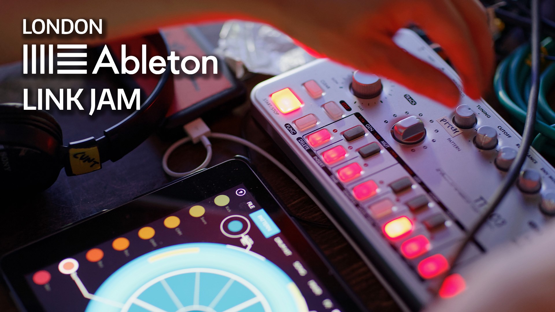 Link Jam electronic music jam session, Weds 28 August New River Studios