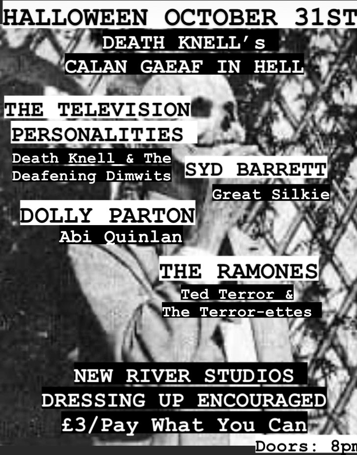 DEATH KNELL’s CALAN GAEAF IN HELL TELEVISION PERSONALITIES, SYD