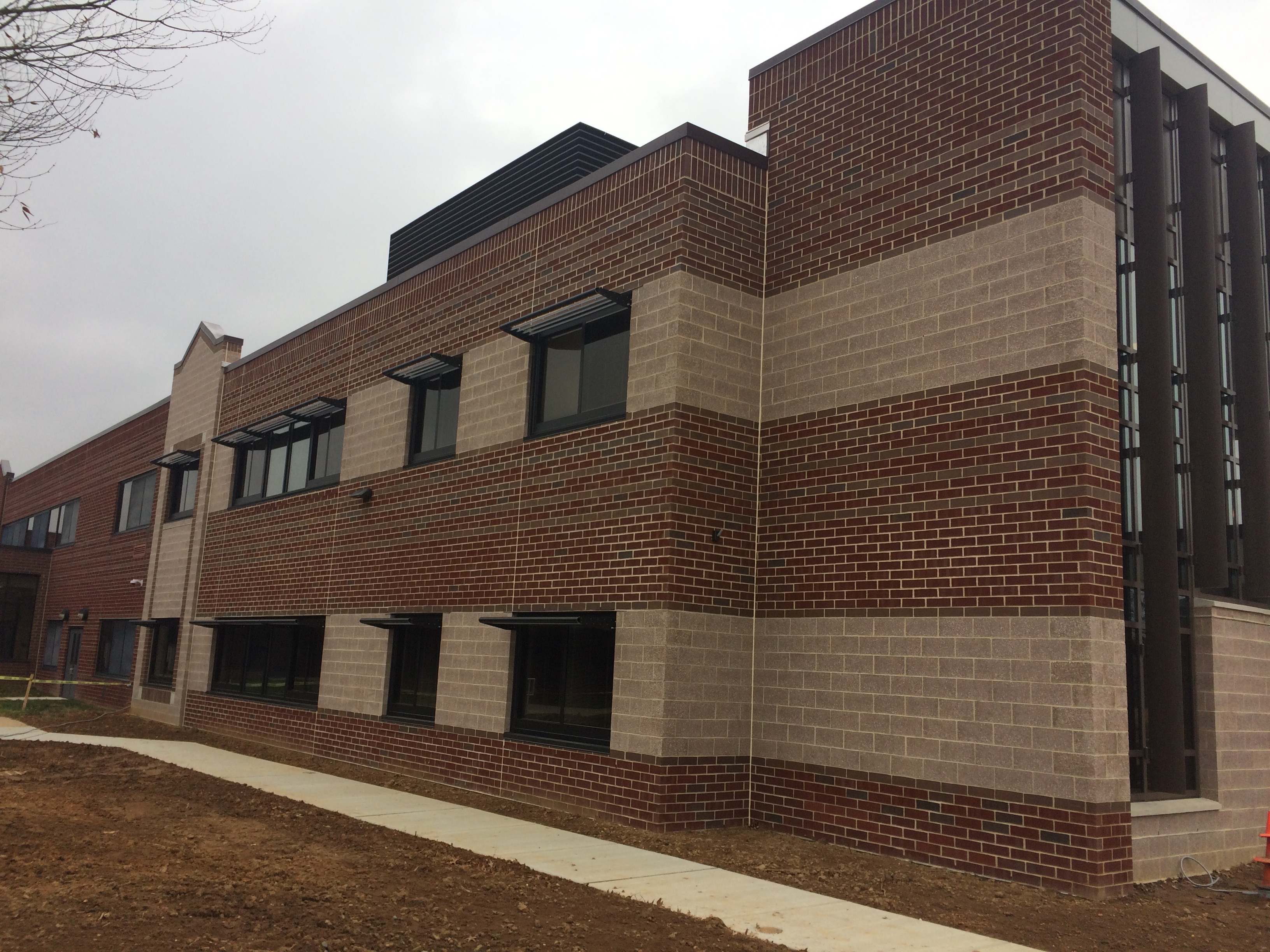 Town Center Elementary School at Plainsboro NEW ROAD Construction