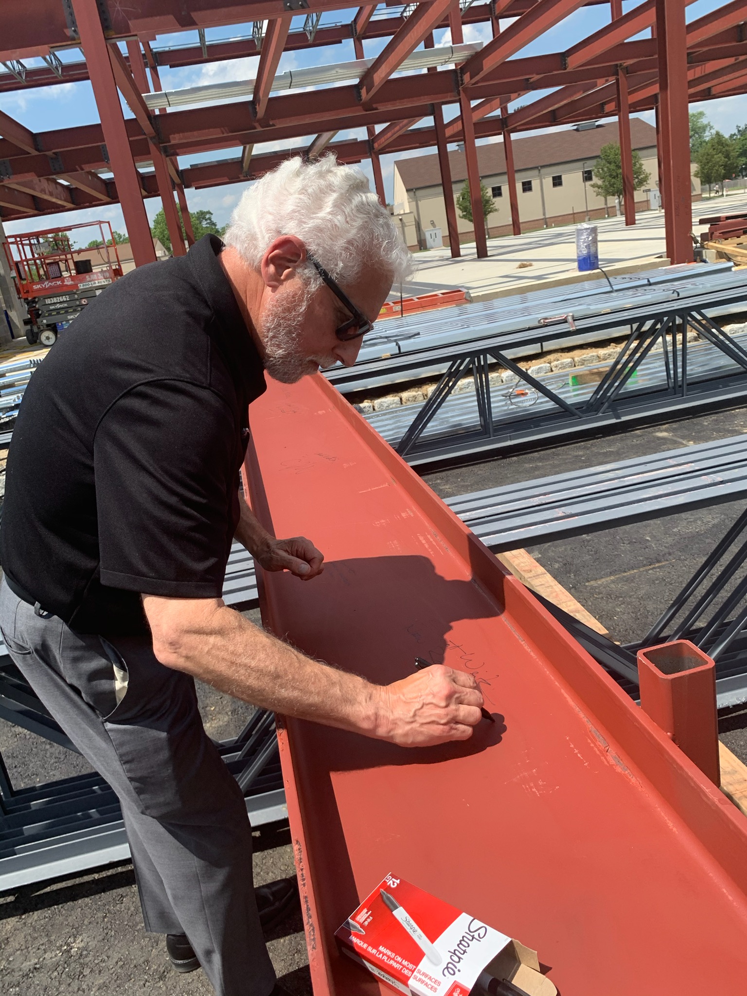 Beam Signing Ceremony at Medford Township’s New Municipal Building