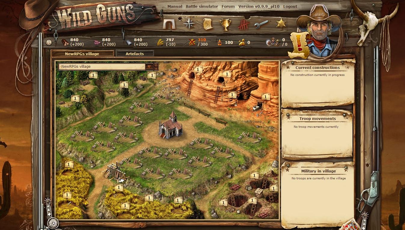 Wild Guns Strategy browser games