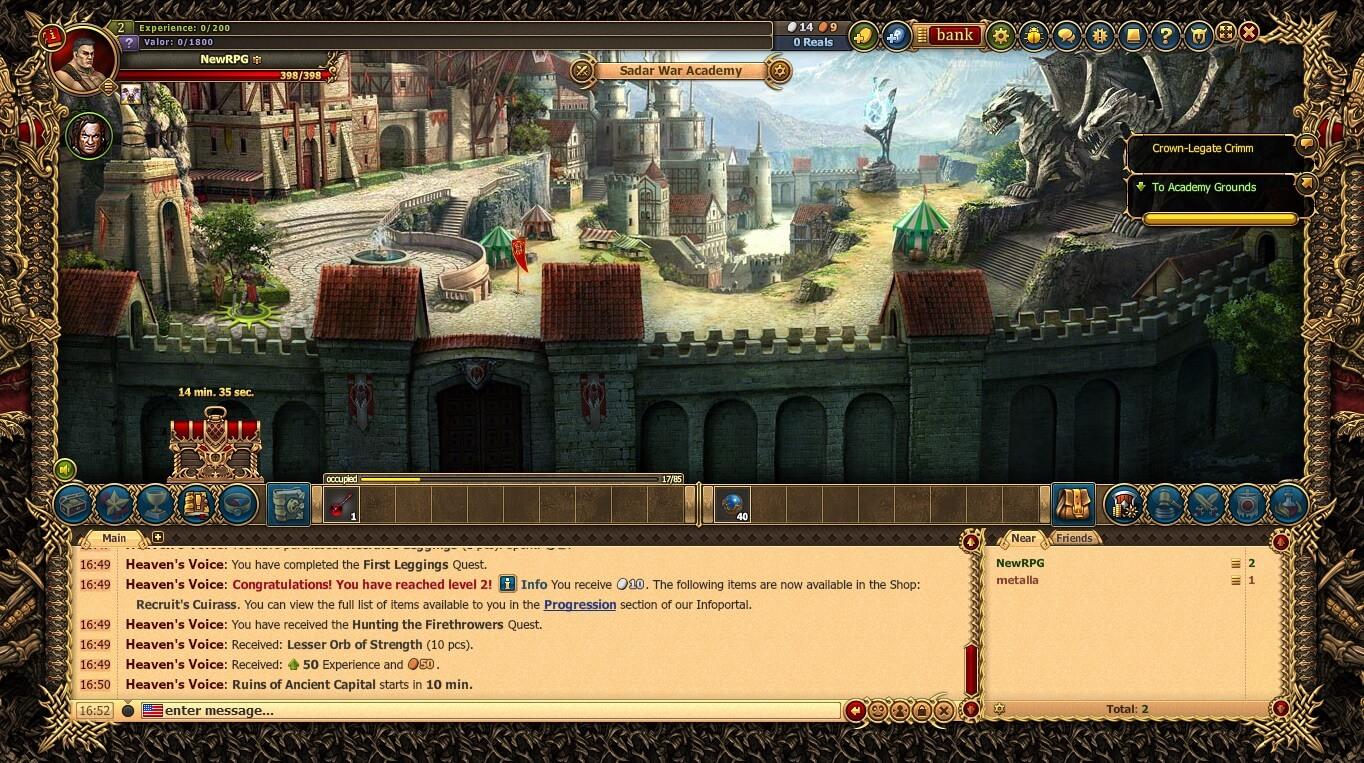Dragon Eternity Fighting browser games