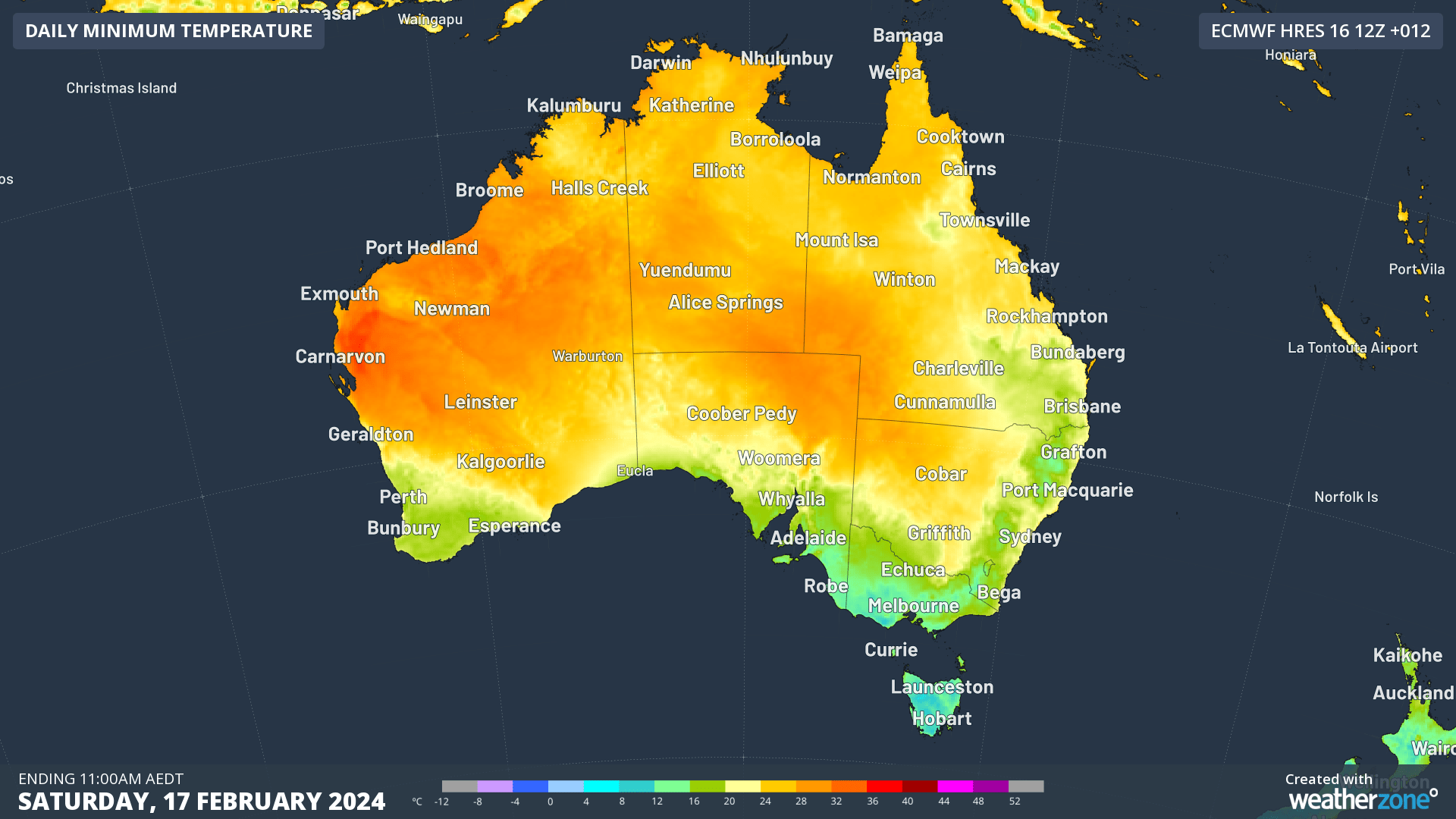 Western WA experienced the hottest night in 77 years.