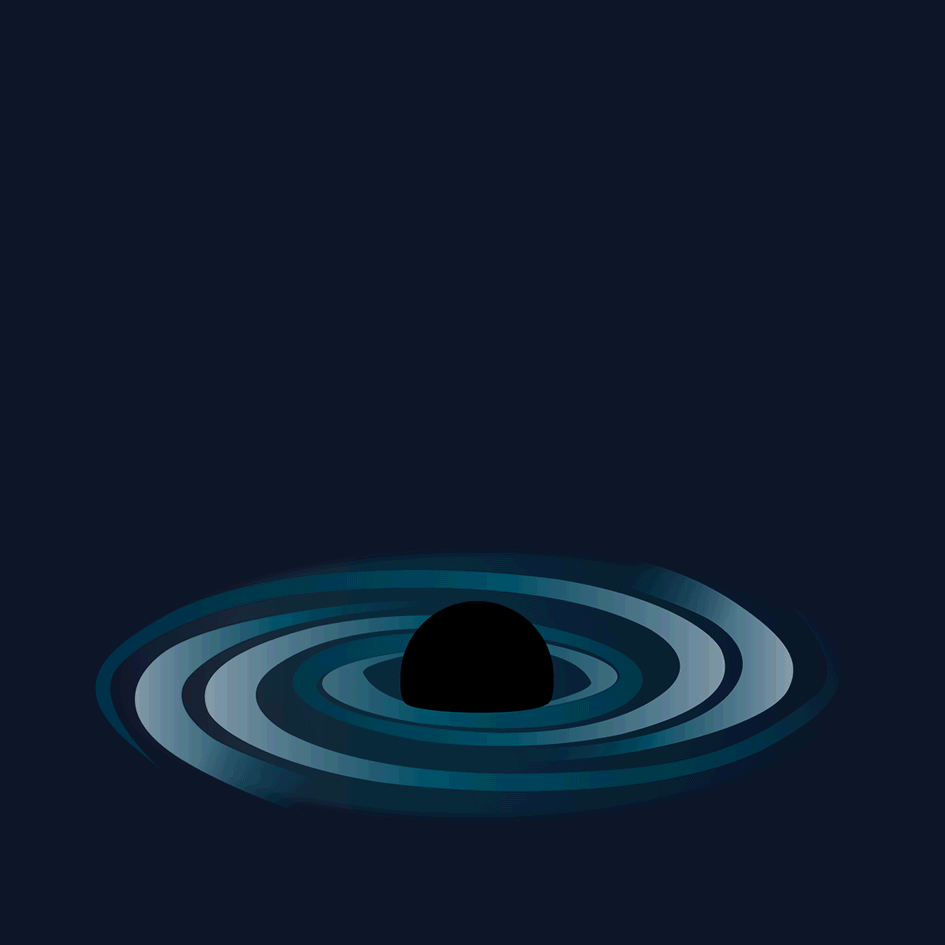 First detection of light from behind a black hole Stanford News