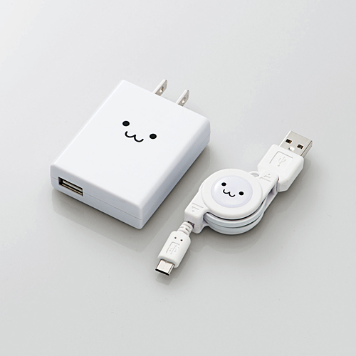 アクセサリーのように使える！カワイイiPhone/スマホ用USBケーブルと充電器！