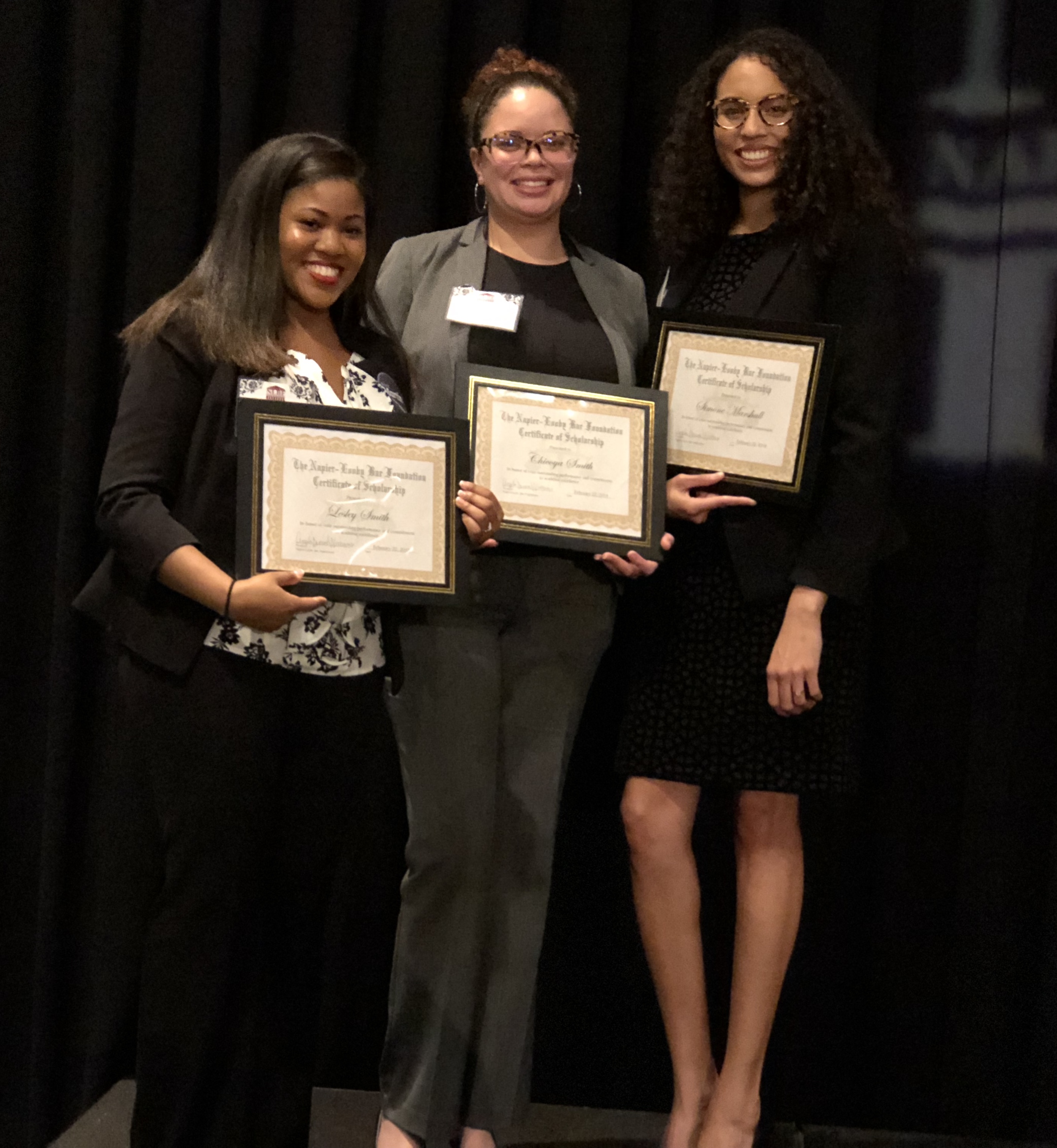 Belmont College of Law Students Receive NapierLooby Bar Foundation