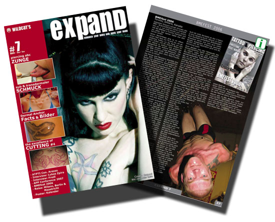 Germany’s Expand Magazine Publishes BMEfest 2006 BME Tattoo
