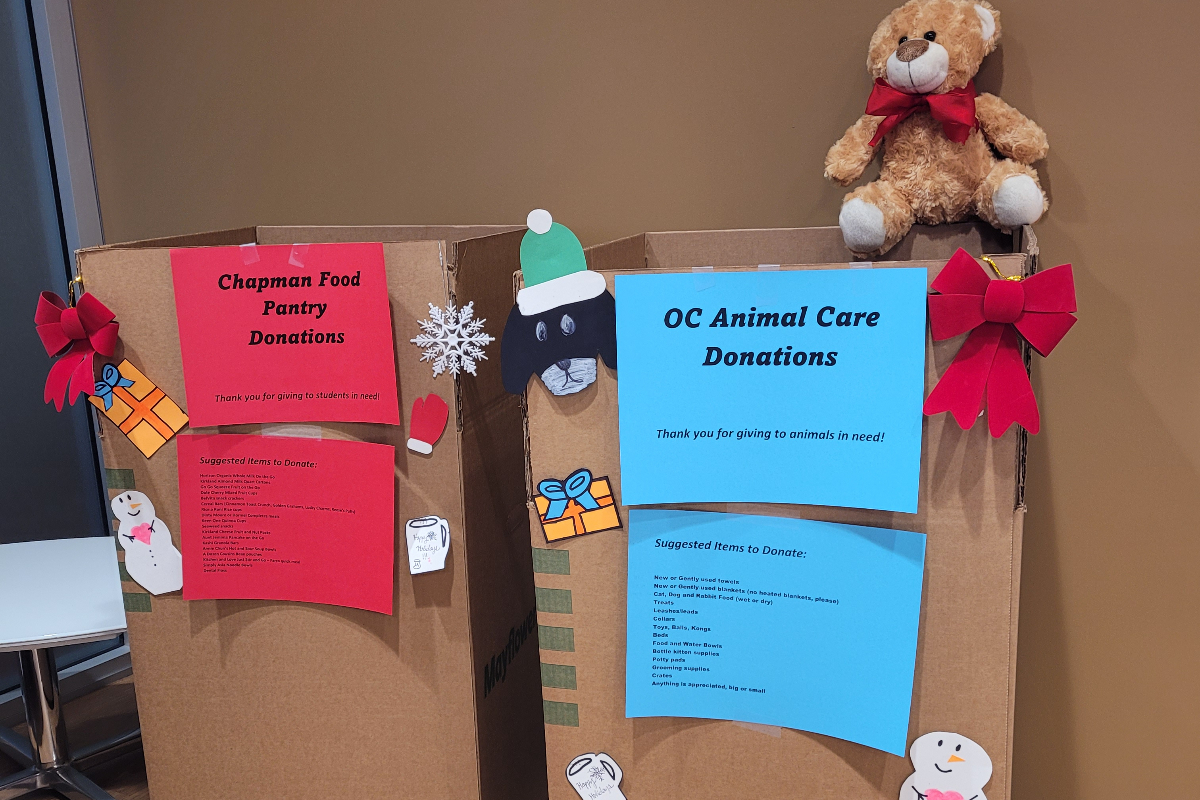 CU Holiday Mixer Offers Opportunities to Give Back to Chapman’s Food