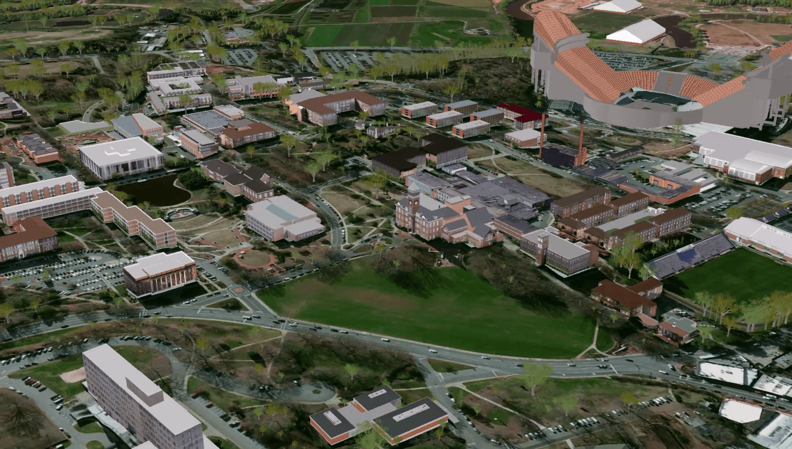 Collaborative drone project offers new look at Clemson's campus