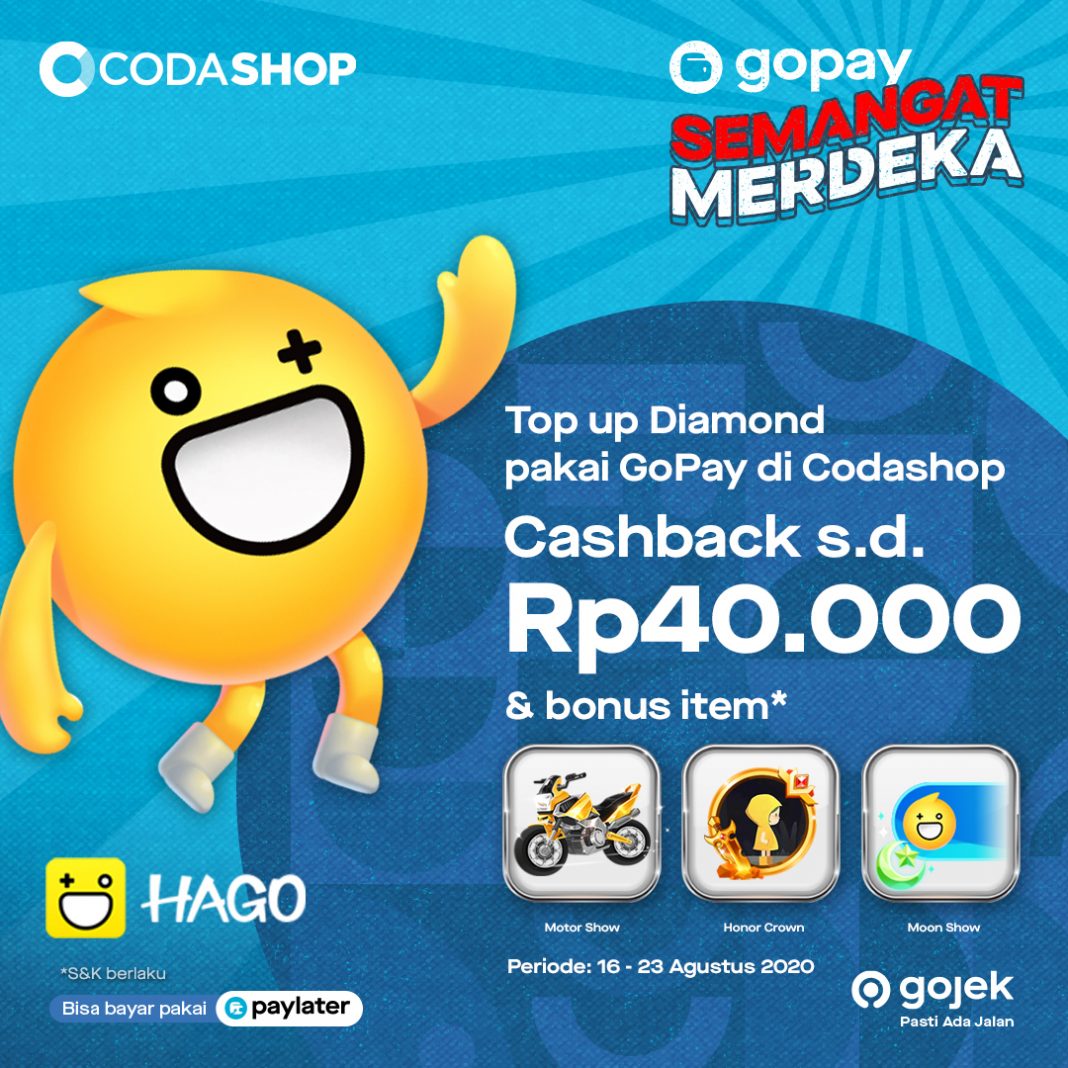 Ada Cashbacknya Pas Top Up HAGO Pake GoPay Di Blog ID