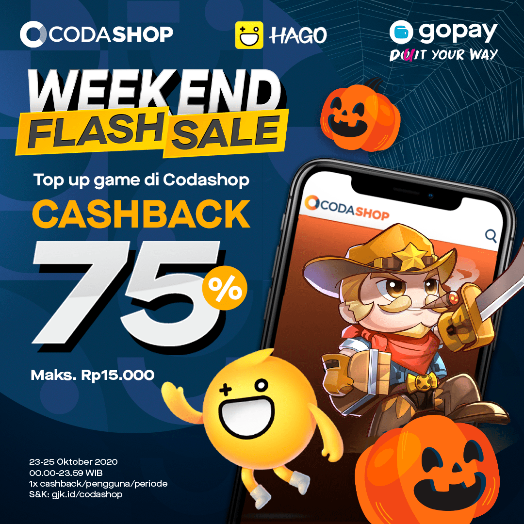 Promo Halloween Gopay Di Untuk Pemain HAGO