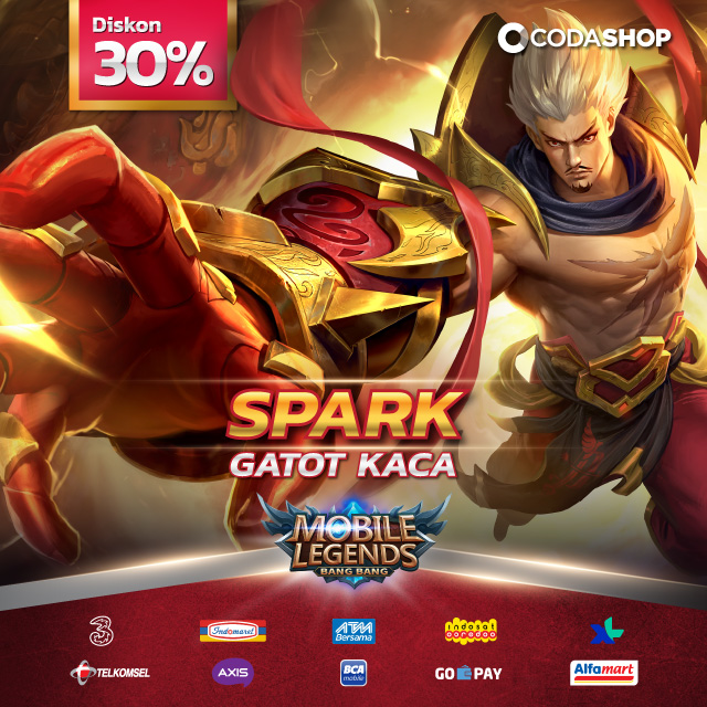 Segera Dapatkan Skin Gatotkaca Terbaru, Spark di