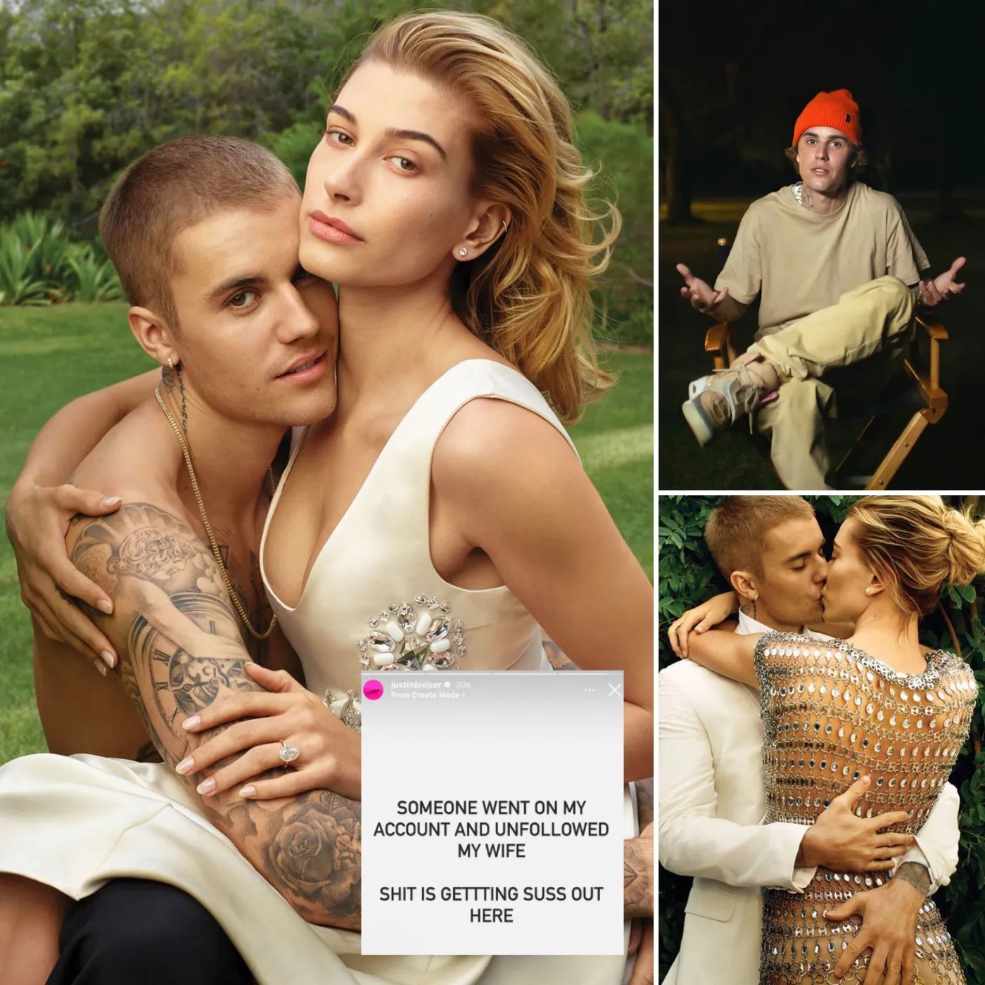 Justin Bieber Says Someone Unfollowed Hailey Bieber From His Instagram