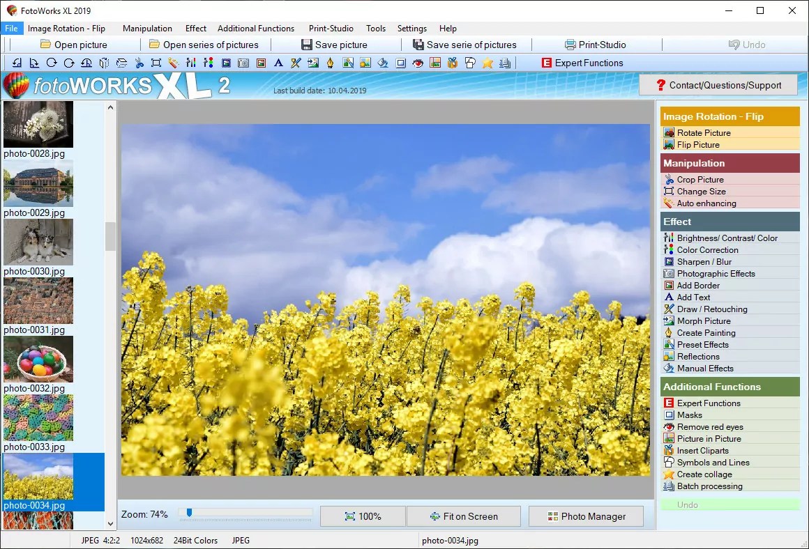 Computer Photo Editing Software for Photo Contrast