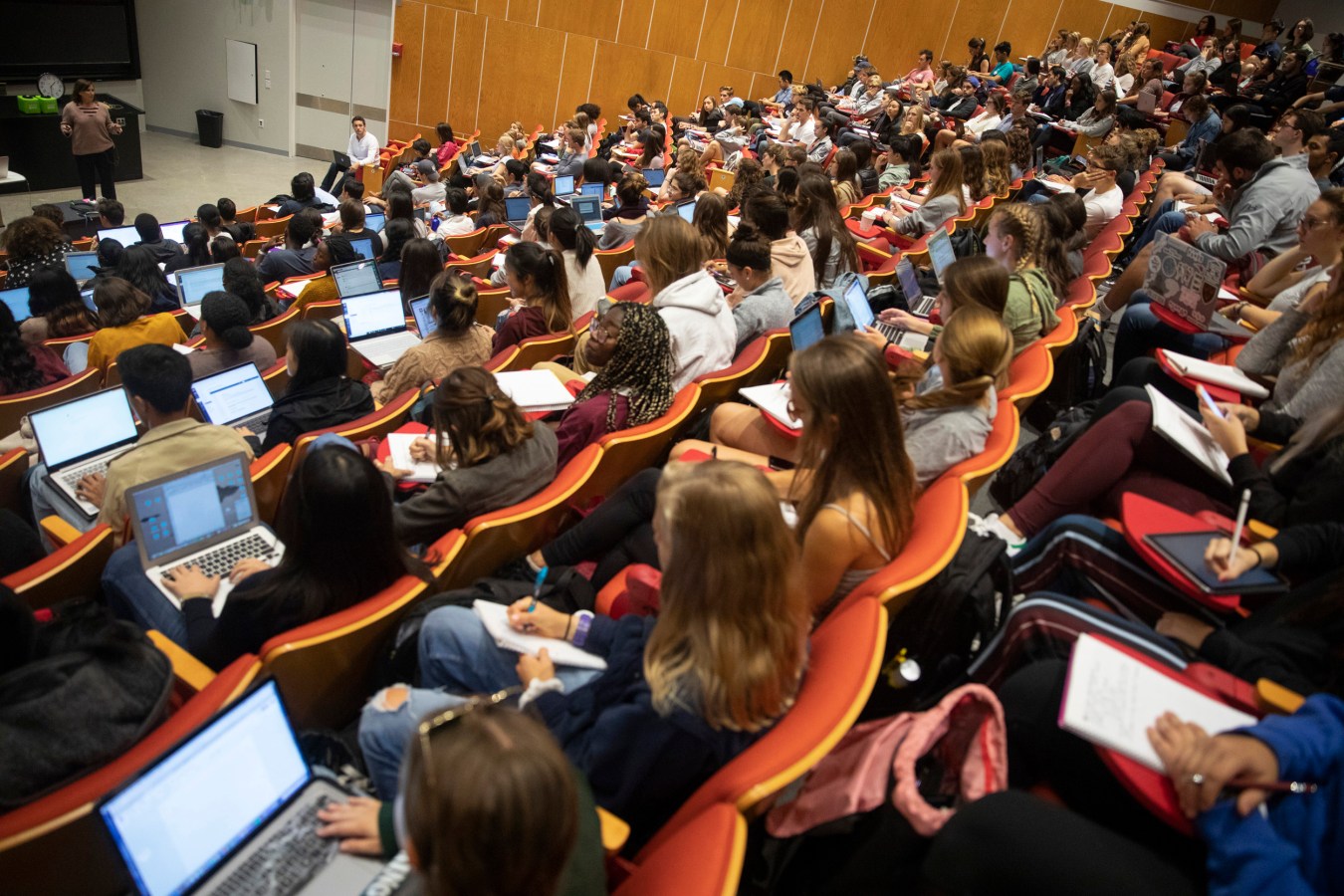 Harvard students sample courses during firstweek frenzy