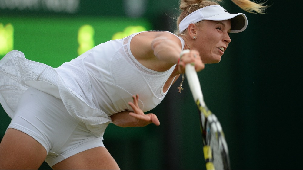 Wozniacki Bra checks at allwhite Wimbledon 'creepy' ITV News