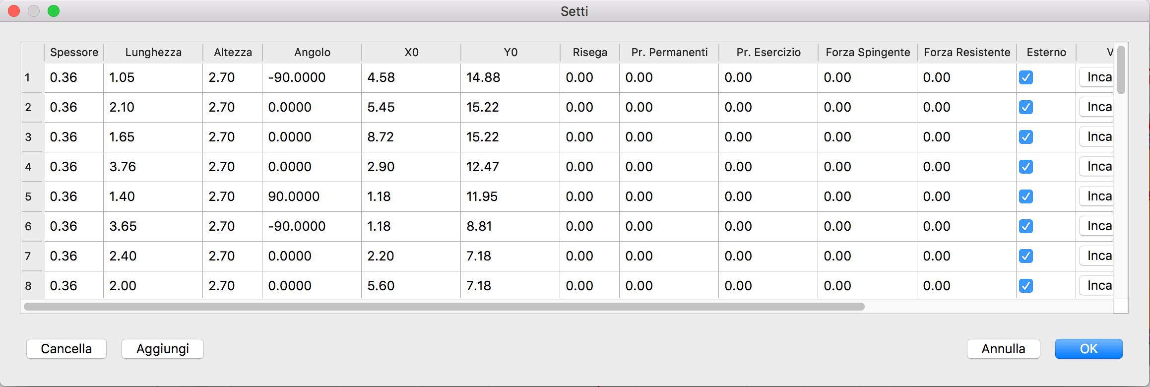 Nuovo DomusWall 4 con NTC 2018 Tutti i tipi di murature in beta test