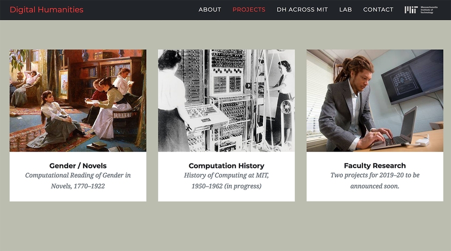 MIT Program in Digital Humanities launches with 1.3 million Mellon