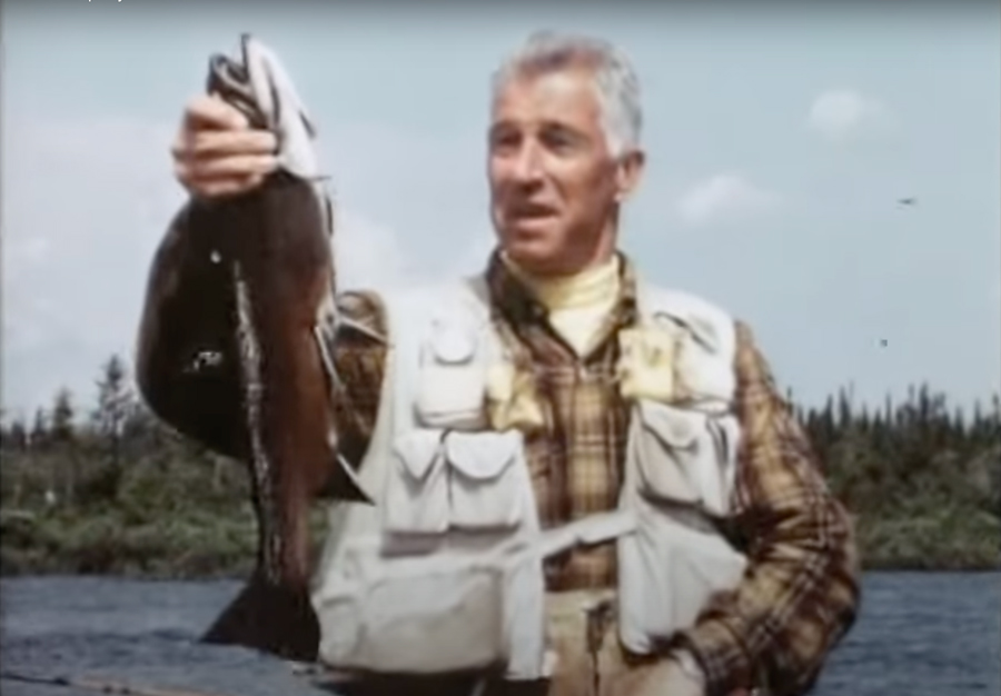 Classic Video Lee Wulff and Curt Gowdy Catching Huge Labrador Brook