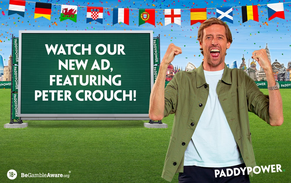 Peter Crouch is back in Paddy Power's new Euro 2020 ad