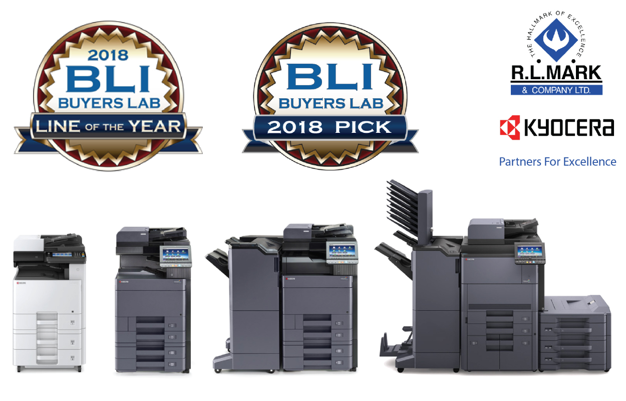 KYOCERA Named Most Reliable Color Copier MFP Brand 20182021 R. L