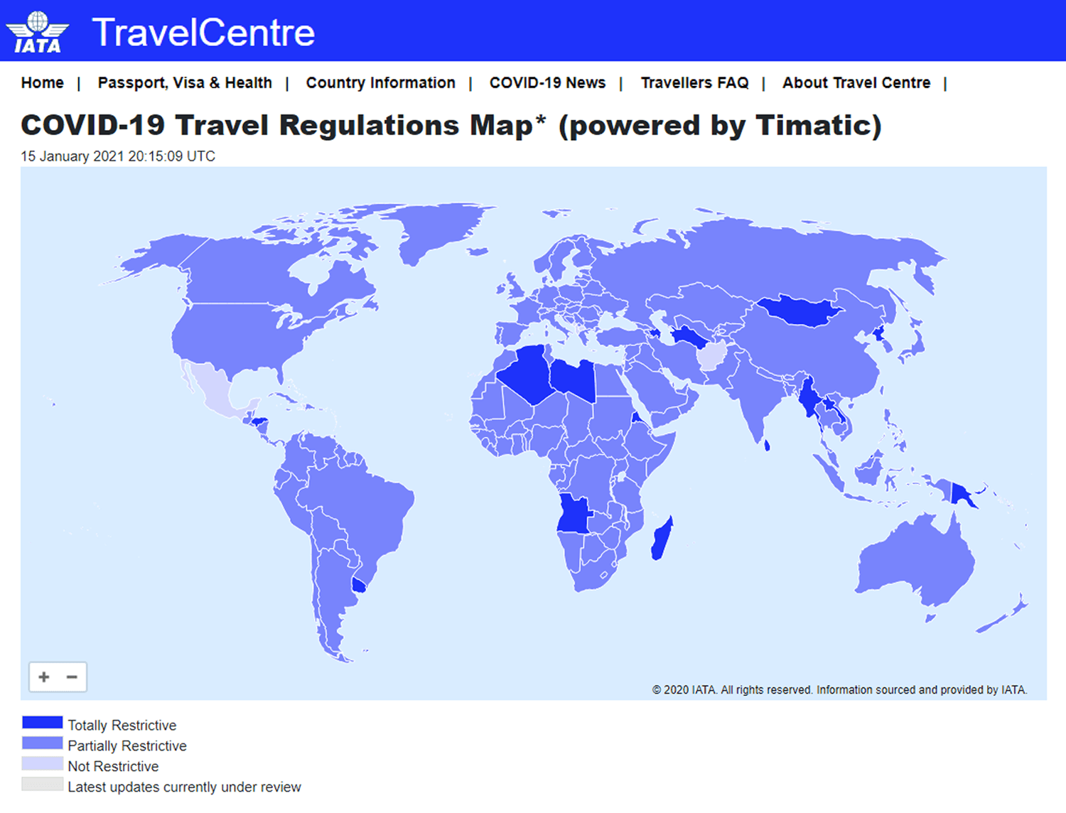 Iata Regions Map