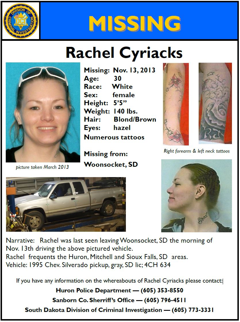 AG Jackley Remembers Rachel Cyriacks 10 Years After Disappearance
