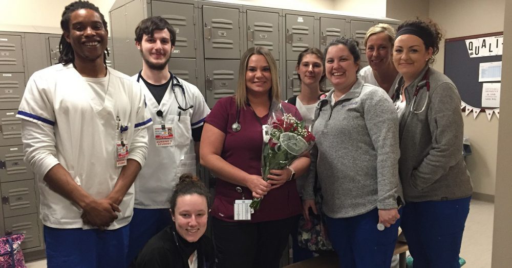 Samaritan Hospital Nurse Honored by Nursing Students St. Peter's