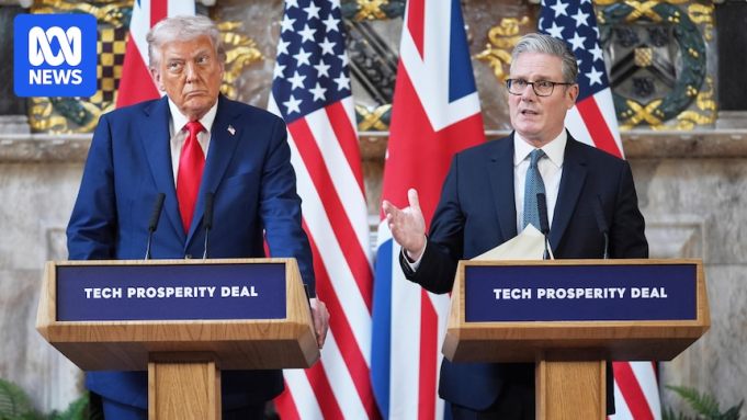 Momentos principales de la conferencia de prensa de Donald Trump en el Reino Unido del estado