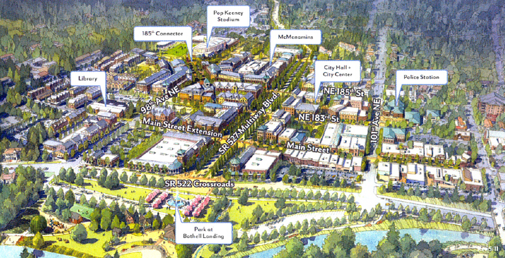 MainStreet Property Group Sells Downtown Bothell Site to Toll Brothers