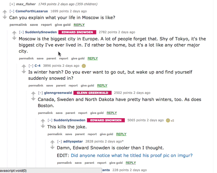 Reddit now allows users to embed the comments and threads