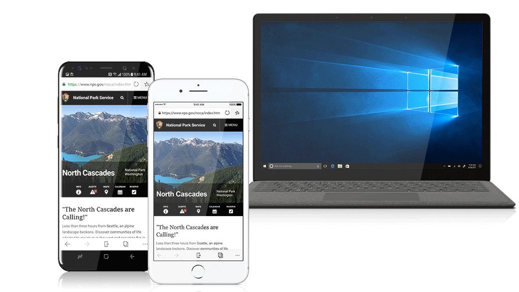 Microsoft Edge and Microsoft Launcher for Android and iOS announced