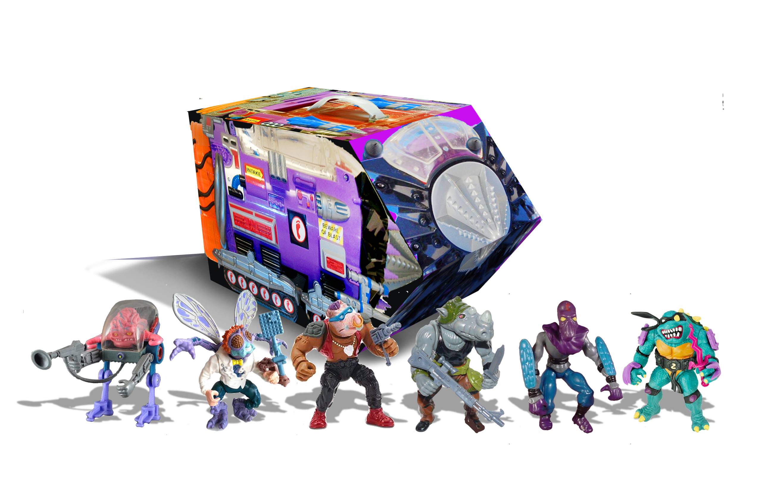 2023 Christmas Toy Tmnt Teenage Mutant Ninja Turtles Sewer Lair and Villains Retro Box Sets