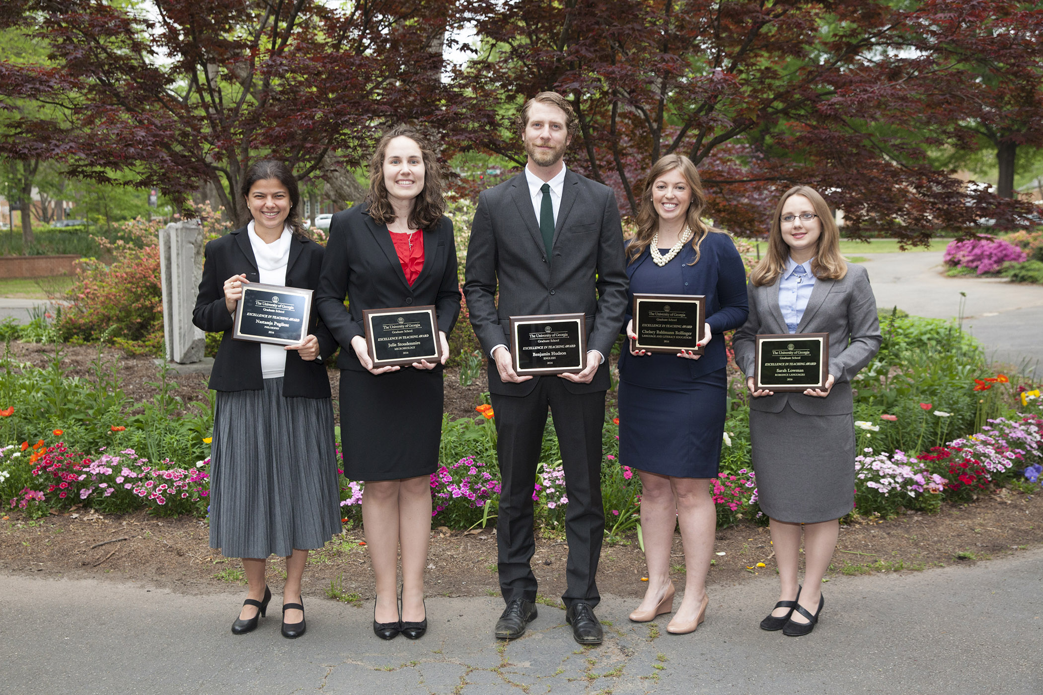 Five receive 2016 Graduate School Excellence in Teaching Award UGA Today