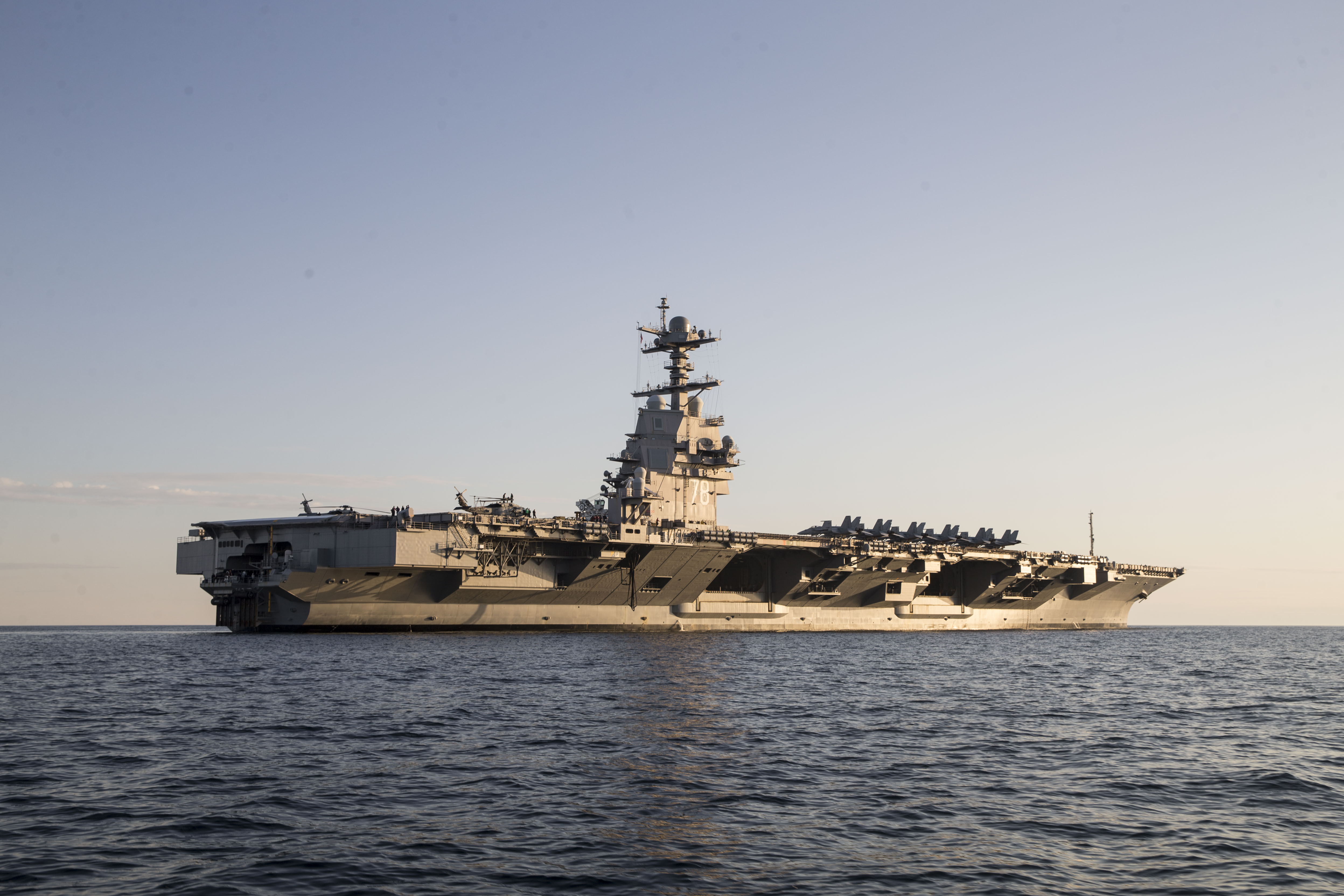 USS Ford Maintenance Moving Ahead of Schedule, Shrinking ToDo List for After Shock Trials
