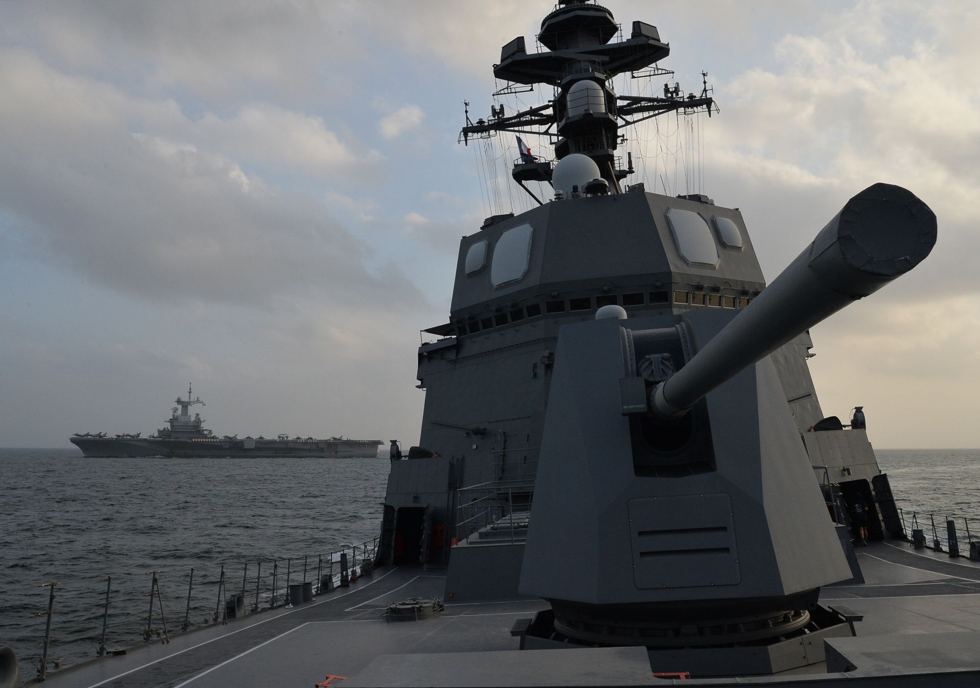 Charles de Gaulle Carrier Strike Group Operating in Indian Ocean