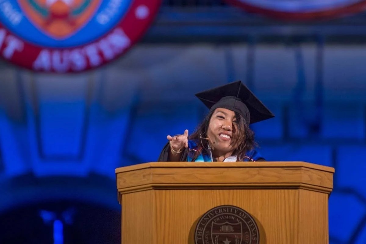 UT Student Government President Alejandrina Guzman's Commencement
