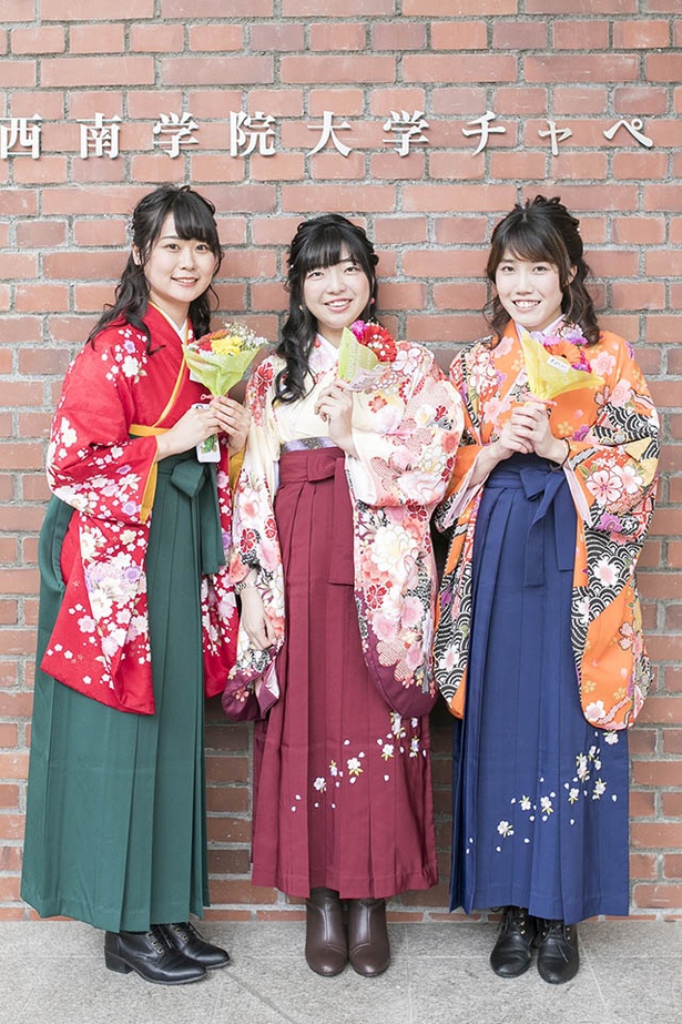 【写真特集】全31枚!!西南学院大学の卒業式を彩った袴美女たち！｜ウォーカープラス