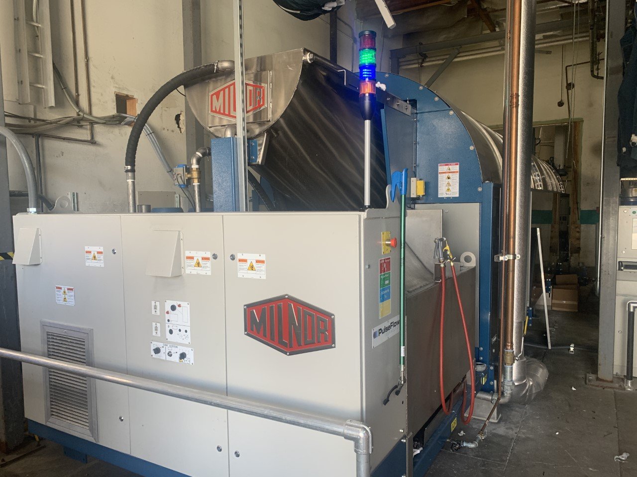 Milnor Laundry Equipment Improves Commercial Laundry's Operating