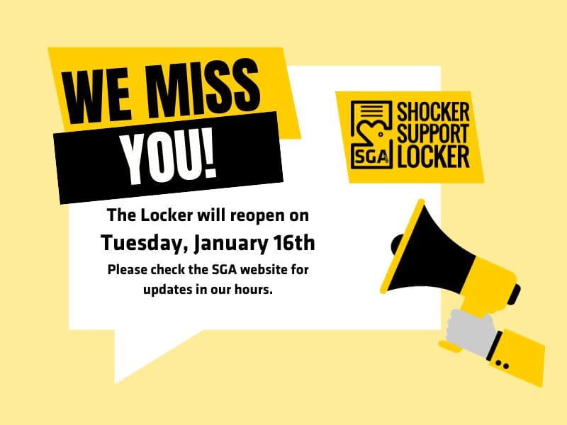 Shocker Support Locker opens for the spring 2024 semester WSU News