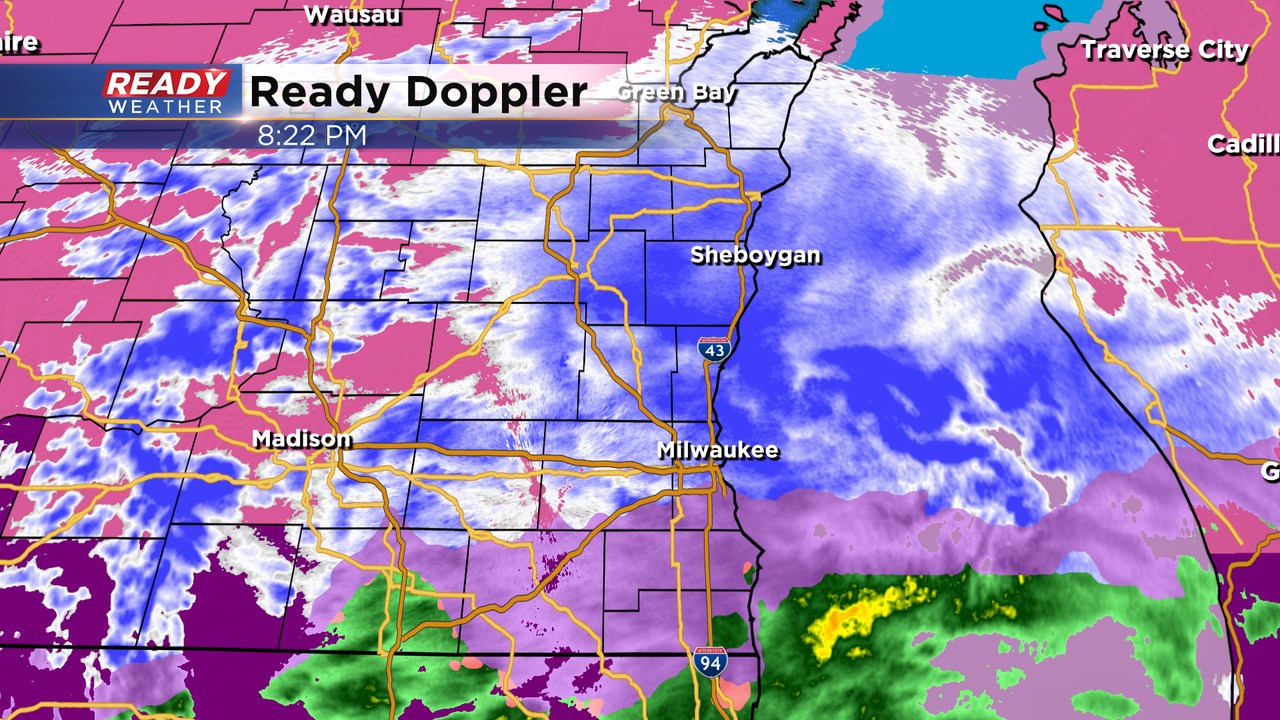 Early evening update Snow, sleet, freezing rain mix continues to cause