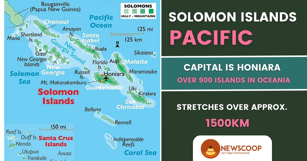 Solomon Islands Map & Geographical Features » Newscoop IAS