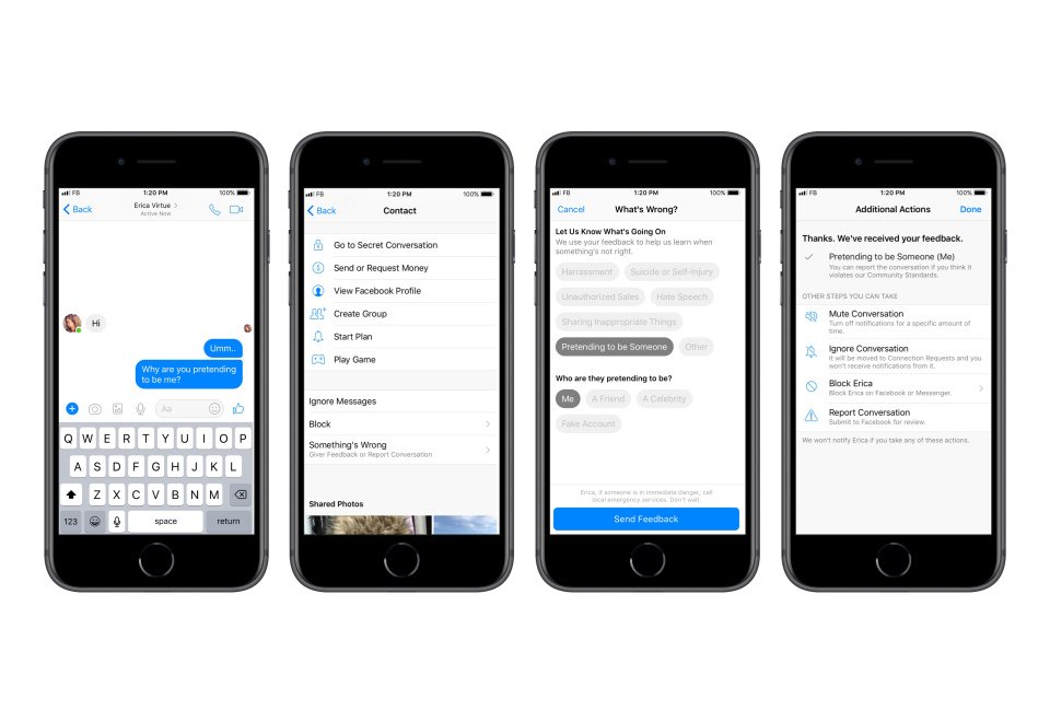 Facebook makes reporting messages on Messenger easier