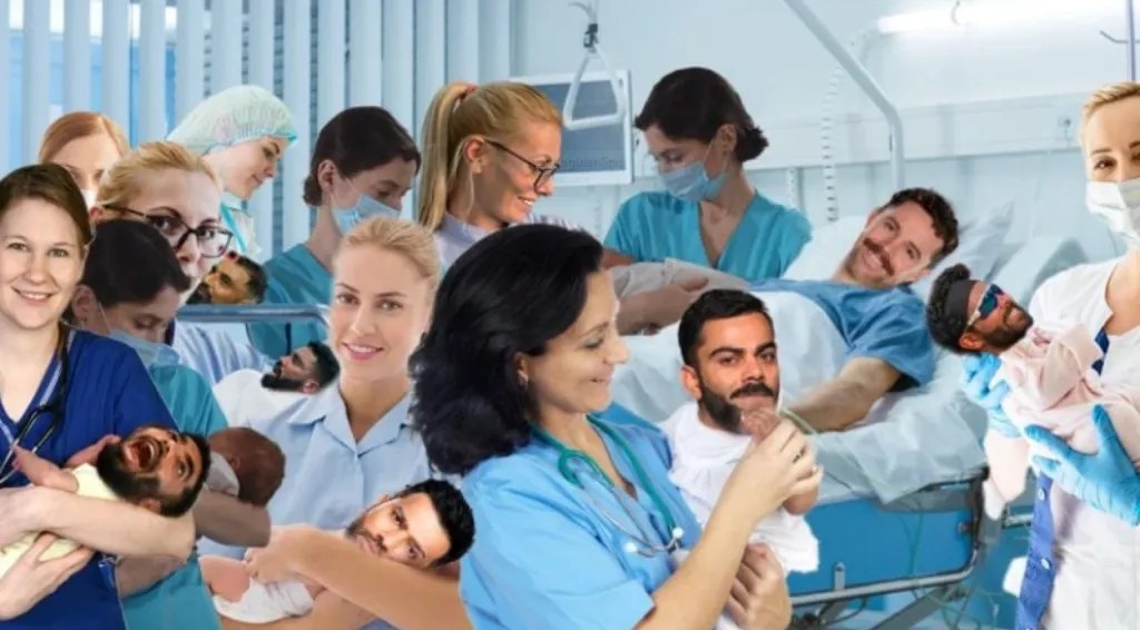 Meme depicts Indian cricketers as newborns; leaves Indian fans