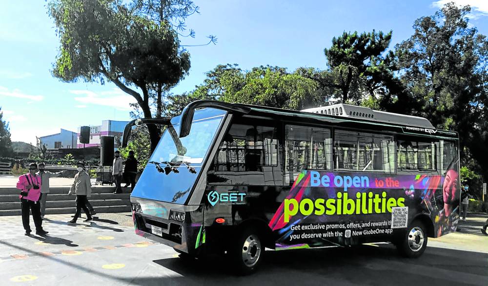 Baguio starts testing ebus on steep roads Inquirer News