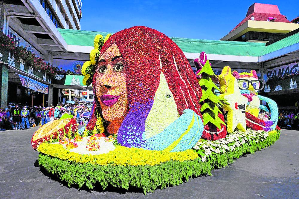 Marcos movie float joins Baguio parade a day after Edsa anniversary