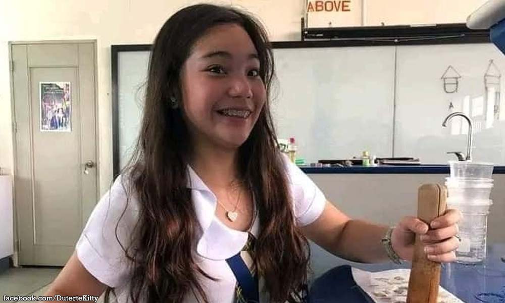 Hulaan: Ano ang bagay na hinahawakan ni Kitty Duterte