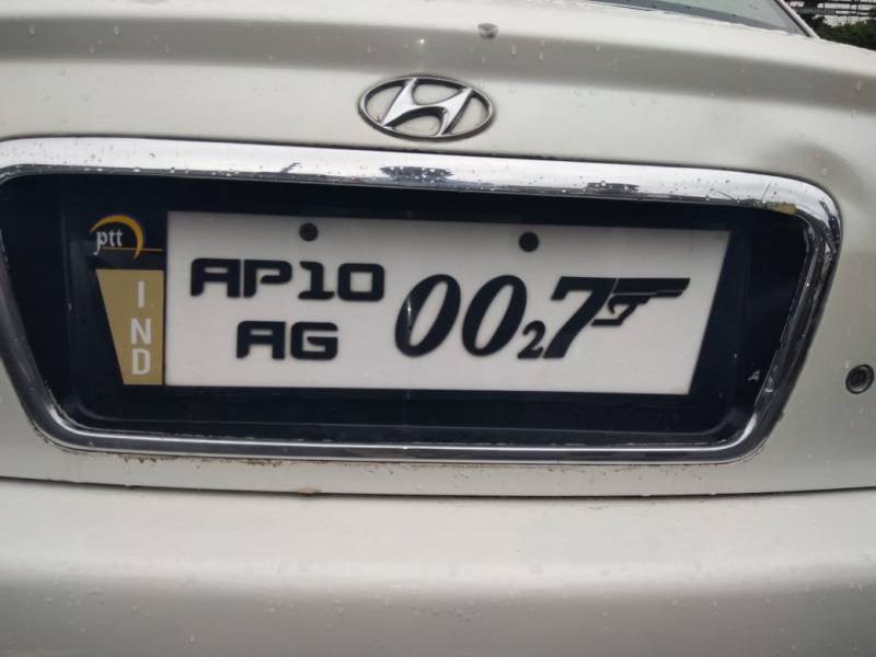 In Pictures How traffic violators are hiding number plates in Hyderabad